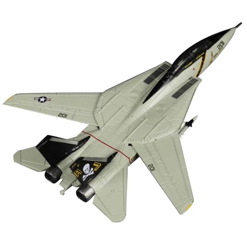 NATEFEMIN 1:144 US Navy F-14 Tomcat Fighter Modell Simulation Flugzeugmodell Luftfahrtmodell Flugzeug Kits für Sammlung und Geschenk Modell von NATEFEMIN