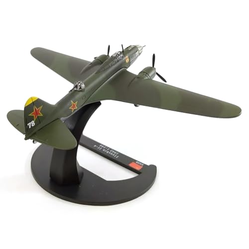 NATEFEMIN 1:144 WWII Sowjetische Ilyushin Il-4 Bombermodell Simulation Flugzeugmodell Luftfahrtmodell Flugzeug Kits für Sammlung und Geschenk Modell von NATEFEMIN