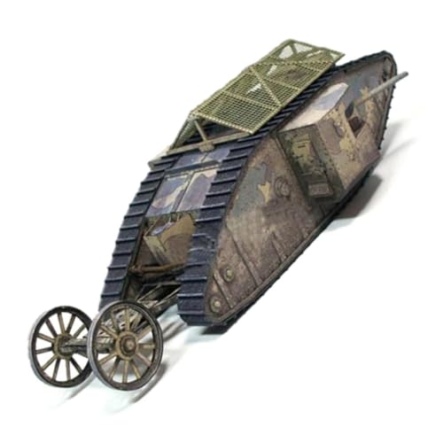 NATEFEMIN 1:35 Scale WWI British Mark.I Male Tank 3D Paper Model Simulation Tank Model for Collection (Unassembled Kit) Display Model von NATEFEMIN