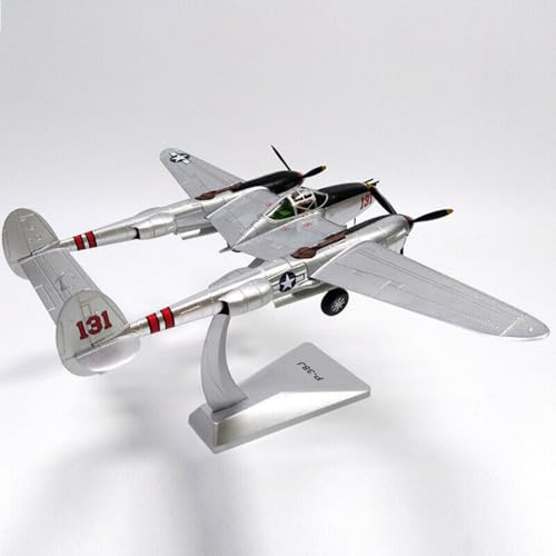 NATEFEMIN 1:48 WWII US P-38J Fighter Model Simulation Aircraft Model Aviation Model Aircraft Kits for Collection and Gift Model von NATEFEMIN