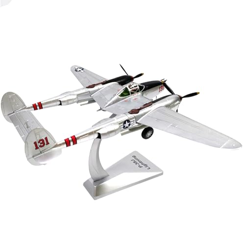 NATEFEMIN 1:48 WWII US P-38J Lightning Fighter Modell Simulation Flugzeugmodell Luftfahrtmodell Flugzeug Kits für Sammlung und Geschenk Modell von NATEFEMIN