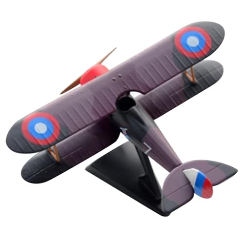 NATEFEMIN 1:64 WWI French Nieuport 28 Fighter Model Simulation Flugzeugmodell Luftfahrtmodell Flugzeug Kits für Sammlung und Geschenk Modell von NATEFEMIN