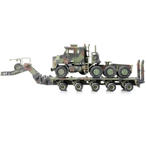 NATEFEMIN 1:72 Scale Alloy US Army M1070 Heavy Transport Truck Model Simulation Tank Model for Collection von NATEFEMIN