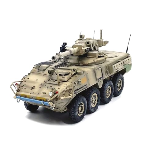 NATEFEMIN 1:72 Scale Alloy US Army M1128 Stryker Artillery Tank Model Simulation Tank Model for Collection von NATEFEMIN