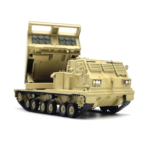 NATEFEMIN 1:72 Scale Alloy US Army M270 Multiple Launch Rocket System Truck Model Simulation Tank Model for Collection von NATEFEMIN