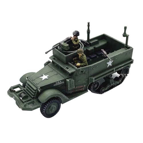 NATEFEMIN 1:72 Scale Alloy WWII US Army M3 Half Track Armored Vehicle Model Simulation Tank Model for Collection von NATEFEMIN