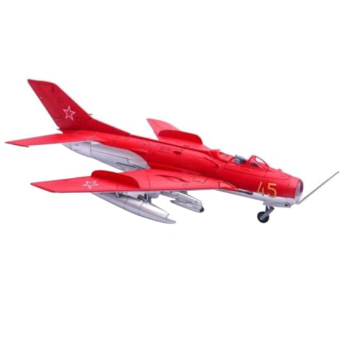 NATEFEMIN 1:72 Sowjetisches MiG-19 Kampfflugzeug Modell Simulation Flugzeugmodell Luftfahrtmodell Flugzeug Kits für Sammlung und Geschenk Modell von NATEFEMIN