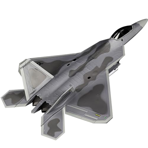 NATEFEMIN 1:72 US Air Force F-22 Raptor Fighter Modell Simulation Flugzeugmodell Luftfahrtmodell Flugzeug Kits für Sammlung und Geschenk Modell von NATEFEMIN