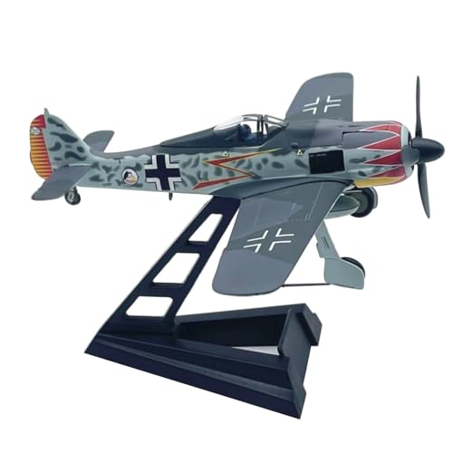 NATEFEMIN 1:72 WWII German FW-190 Combat A-5 Aircraft Model Simulation Aircraft Model Aviation Model Aircraft Kits for Collection and Gift Model von NATEFEMIN