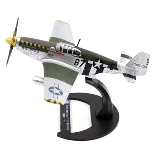 NATEFEMIN 1:72 WWII North American P-51B Mustang Fighter Model Simulation Aircraft Model Aviation Model Aircraft Kits for Collection and Gift Model von NATEFEMIN