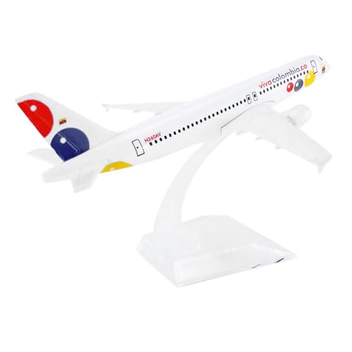 NATEFEMIN Alloy Columbia A320 Flugzeugmodell Flugzeugmodell 1:400 Modell Simulation Wissenschaft Ausstellungsmodell von NATEFEMIN