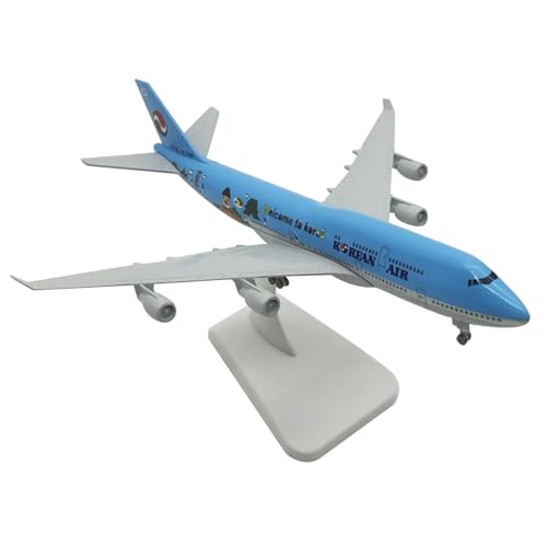 NATEFEMIN Alloy Korean Air B747 Flugzeugmodell Flugzeugmodell 1:350 Modell Simulation Wissenschaft Ausstellungsmodell von NATEFEMIN