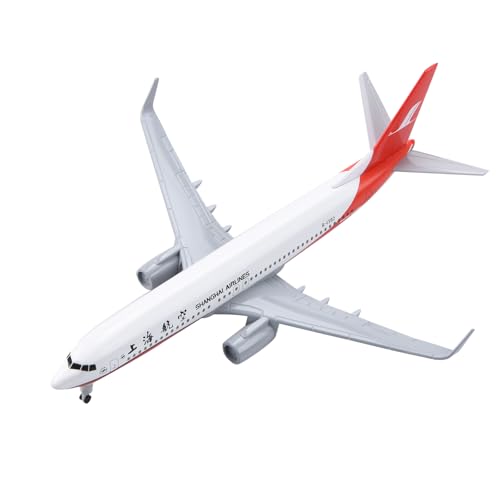 NATEFEMIN Alloy Shanghai Airlines B737 Flugzeugmodell Flugzeugmodell 1:350 Modell Simulation Wissenschaft Ausstellungsmodell von NATEFEMIN