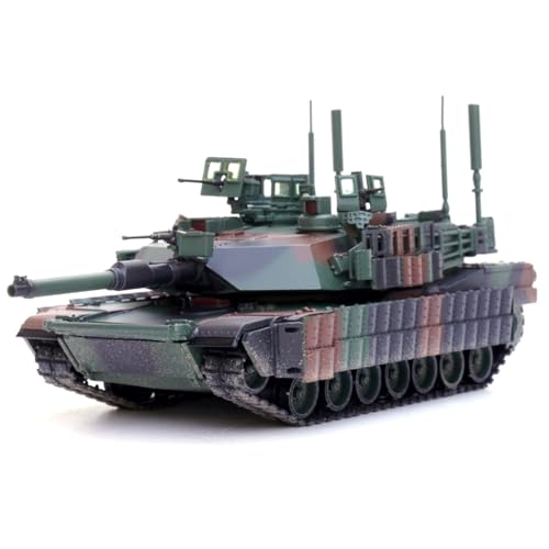 NATEFEMIN Maßstab 1:72 Alloy US M1A2 TUSK II Abrams Main Battle Tank Modell Simulation Panzer Modell für Sammlung von NATEFEMIN