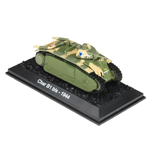 NATEFEMIN Maßstab 1:72 Legierung Frankreich Armee Char B1 Bis Kampffahrzeug Panzer Modell Simulation Panzer Modell für Sammlung von NATEFEMIN