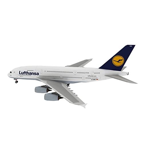 NATEFEMIN Papier A380 Deutsche Lufthansa Airlines Modell Flugzeugmodell 1:100 Modell Simulation Wissenschaft Ausstellungsmodell (unmontiert) Display Modell von NATEFEMIN