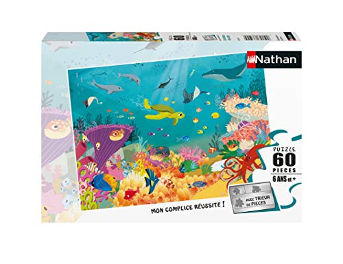 Nathan 4005556865697 Puzzle 60 Teile Meerestiere Kinder von NATHAN