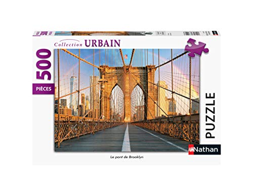 Nathan 4005556871247 500 pièces-Le pont de Brooklyn Puzzle für Erwachsene, Mehrfarbig Nathan 4005556871247 500 pièces-Le pont de Brooklyn Puzzle für Erwachsene, Mehrfarbig von Nathan