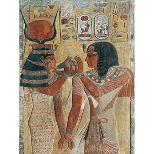 Nathan - Puzzle - Sethi Premier et Hathor/Fresque Ägyptische - 1500 Teile - Ref. :876648 von NATHAN