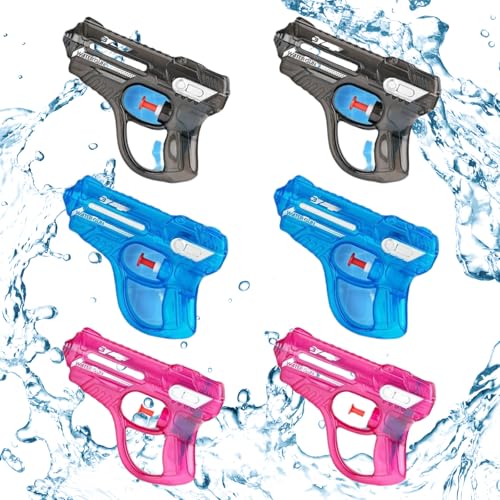 NATOSU 9 Stück Kleine Wasserpistolen Wasserspritzpistole Mini Wasserpistole Sommerspielzeug Garten Pool Spielzeug Mitgebsel für Kinder Sommerpartys Outdoor von NATOSU