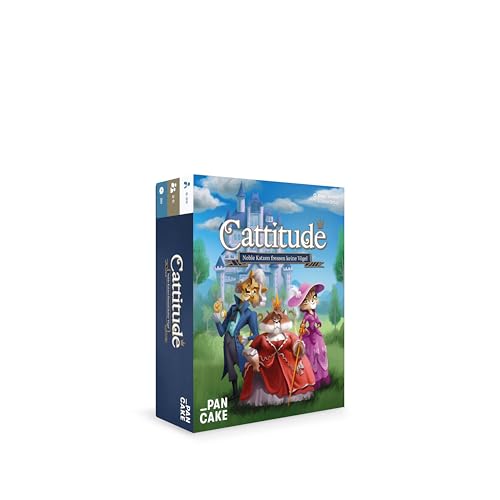 Pancake Games Cattitude. Noble Katzen fressen Keine Vögel: 8-99 Jahre | 2-5 Spieler | Spieldauer: etwa 30 Minuten Pancake Games Cattitude. Noble Katzen fressen Keine Vögel: 8-99 Jahre | 2-5 Spieler | Spieldauer: etwa 30 Minuten von NAUMANN & GÖBEL VERLAGSG.