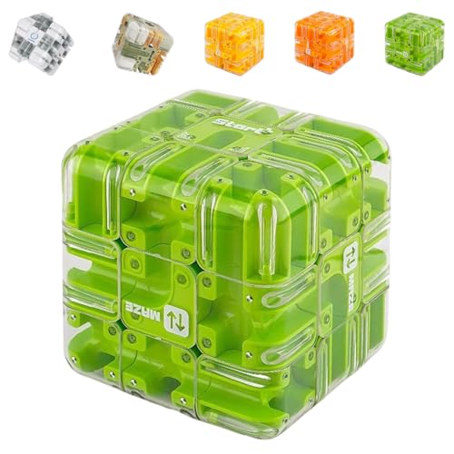 Komplexes Puzzle Mit Rollenden Kugeln,Large Labyrinth 3D Puzzle Maze Cube Engaging Brain Teaser Toy,2-in-1 -Zauberwürfel & Kugel,for Stress Relief & Logic Developmen-C Komplexes Puzzle Mit Rollenden Kugeln,Large Labyrinth 3D Puzzle Maze Cube Engaging Brain Teaser Toy,2-in-1 -Zauberwürfel & Kugel,for Stress Relief & Logic Developmen-C von NAUXIU