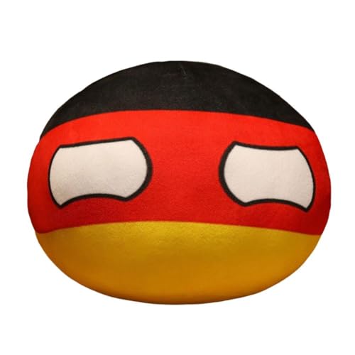 NAUXIU 29,7 cm Country Ball Plushies Country Plushies Kissen Cartoon Polen Ball Puppe, Kissen Land Geschenk Ball von NAUXIU