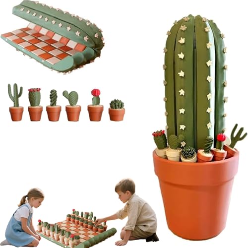 cactichess - Roll up Kaktus Schachset,Kaktus-schachspiel,3D Printed 32pcs Cactus Chess Board Set,Einzigartige Pflanzenförmige Figuren, Geschenk Für Kinder Und Erwachsene-a cactichess - Roll up Kaktus Schachset,Kaktus-schachspiel,3D Printed 32pcs Cactus Chess Board Set,Einzigartige Pflanzenförmige Figuren, Geschenk Für Kinder Und Erwachsene-a von NAUXIU