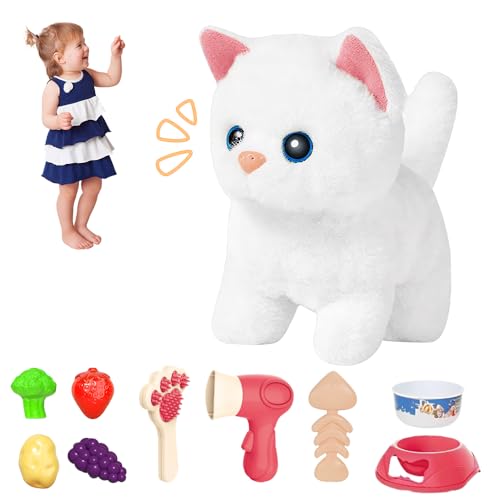 NAVESO Interaktives Katze Spielzeug Kinder, Elektrische Katze Die Miaut und Läuft, Spielzeug Katze für Kinder, Plüschkatze mit Funktion, Geschenke für Jungen & Mädchen Kindergeburtstag Weihnachten NAVESO Interaktives Katze Spielzeug Kinder, Elektrische Katze Die Miaut und Läuft, Spielzeug Katze für Kinder, Plüschkatze mit Funktion, Geschenke für Jungen & Mädchen Kindergeburtstag Weihnachten von NAVESO