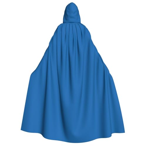 NBSNGSLS Berlin Blue Print Cloak, Halloween Hexe Vampir Cosplay Kostüm Hooded Robe Cloak von NBSNGSLS