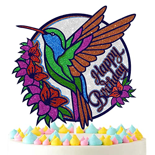 Kolibri Happy Birthday Tortenaufsatz – die beste Mutter der Welt Party-Dekoration – Muttertagsparty-Dekorationen von NC