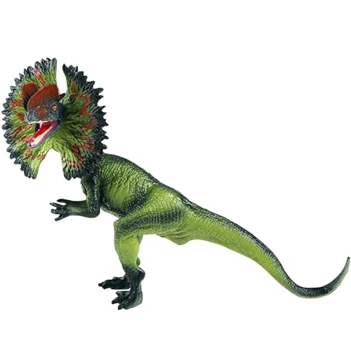 NCBAKMV Dinosaurier Figur Spielzeug 21CM Dinosaurier Figuren Realistischer Carnotaurus Dino Modell mit Beweglichem Kiefer Miniatur Dino-Spielzeugkollektion（Grün） von NCBAKMV