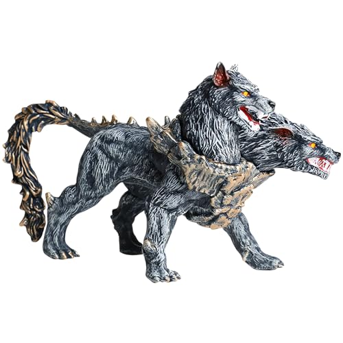 NCBAKMV Ungeheuer Figuren Höllenhund Magische Bestie Realistische Spielzeuge Simulierte mythologische Tiere Model Ornaments Cartoon Mini Geburtstagsparty Deko Collection Geschenk für Kinder von NCBAKMV