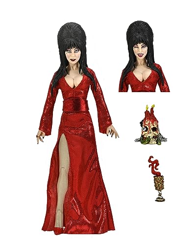 NECA Elvira, Mistress of The Dark Figurine Clothed Red, Fright, and Boo 20 cm von NECA