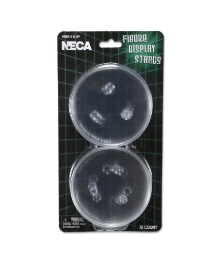 Figure - 3.5"/9cm Diameter Clear Action Figure Display Stands - 10 Pack Figure - 3.5"/9cm Diameter Clear Action Figure Display Stands - 10 Pack von NECA