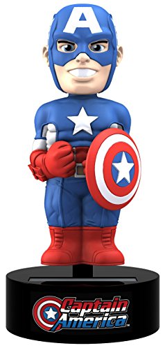 NECA 61390 Marvel – Captain America Body Knocker 15cm (solarbetrieben) von NECA