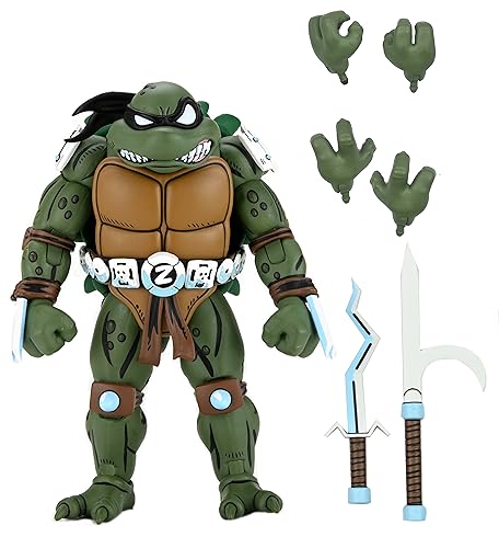 NECA TMNT Archie Comics Slash AF Statuen, Mehrfarbig (83833) von NECA