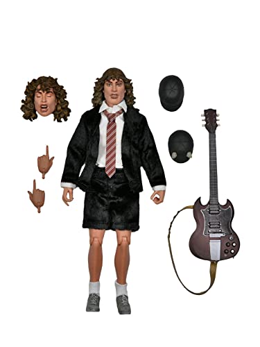 NECA AC/DC Actionfigur Angus Young Highway to Hell Multicolor, aus Kunststoff, Hersteller von NECA