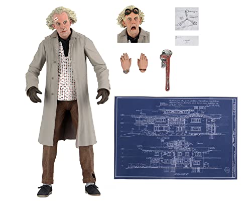 NECA - Figurine Retour vers le Futur - Ultimate Doc Brown 18cm - 0634482536148 von NECA