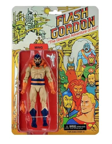 NECA Flash Gordon - Ming 17,8 cm große klassische Actionfigur von NECA