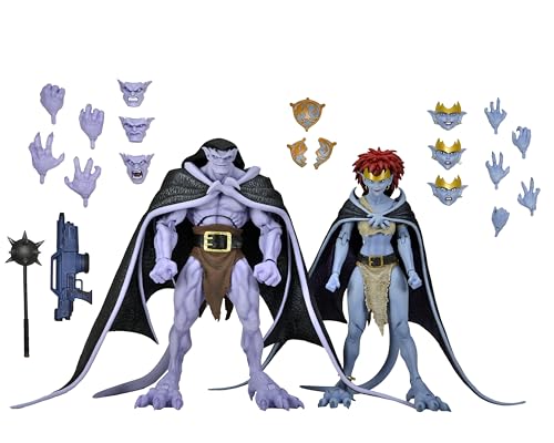 NECA Gargoyles: Vows Ultimate Actionfiguren im Maßstab 17,8 cm, Goliath und Demona, 2er-Pack von NECA