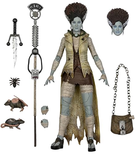 NECA Generische Universal Monster vs TMNT April as The Bride of Frankenstein Ultimate 7 Action-Figur von NECA