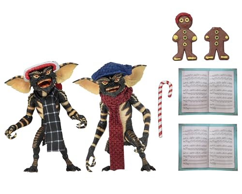NECA Gremlins Actionfiguren zum Sammeln, 5,1–17,8 cm, Weihnachtslied, Winterszene, 2 Stück NECA Gremlins Actionfiguren zum Sammeln, 5,1–17,8 cm, Weihnachtslied, Winterszene, 2 Stück von NECA