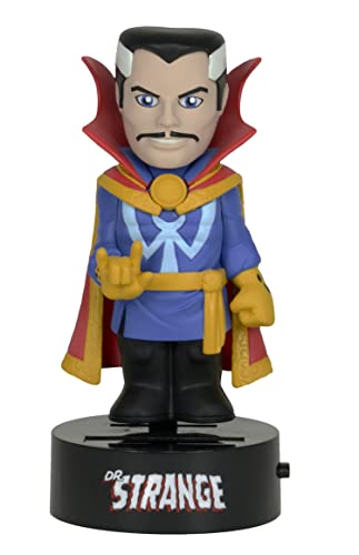 NECA NECA61396 - Sammelfigur, Marvel Dr Strange Solar Powered Body Knocker, Bobble Head Wackelkopf, 15 cm von NECA