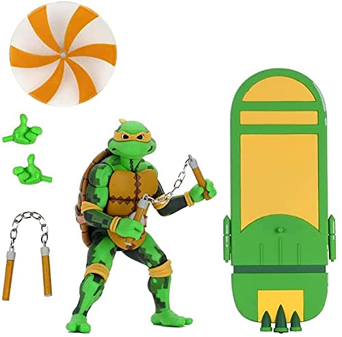 NECA TMNT Michelangelo Turtles In Time 7 Inch Scale Action Figure von NECA