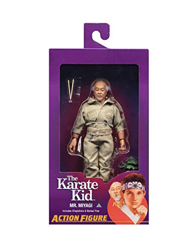 NECA The Karate Kid Figur, beweglich, Mr. Miyagi, Mehrfarbig (NEC0NC19103) von NECA