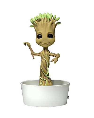 NECA Marvel Guardians of The Galaxy Potted Groot Solar Powered Body Knocker von NECA