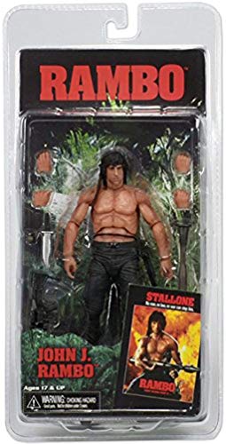 Neca 53504 - First Blood Part 2 - John Rambo Actionfigur, 18cm von NECA