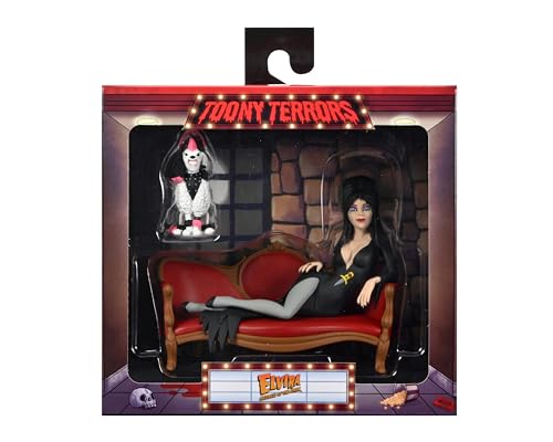 NECA Elvira, Mistress of The Dark Figurine Toony Terrors Elvira on Couch 15 cm von NECA