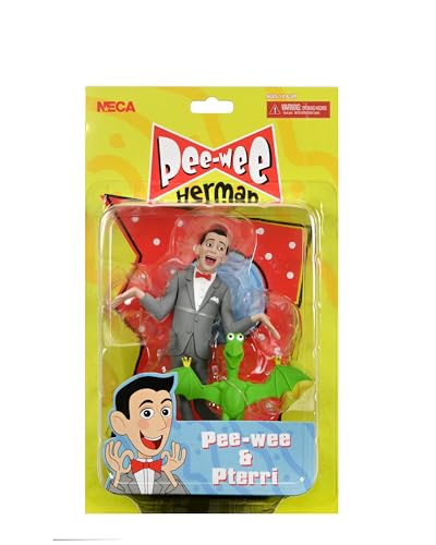 Pee-Wee Herman Figurine Toony Classics Pee-Wee & Pterri 15 cm von NECA